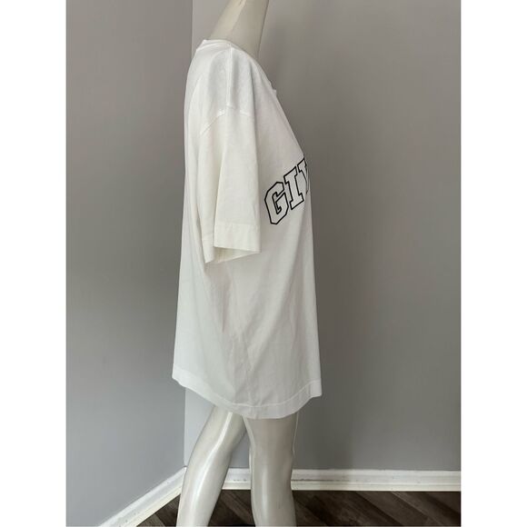 Givenchy Crew Neck Short Sleeve Cotton Embroidered Logo T-shirt Medium $470 - Picture 9 of 12